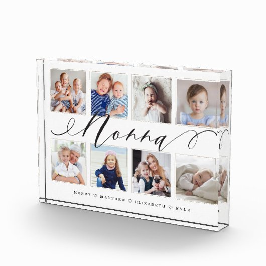 Bloc Photo Cadeau pour Nonna | Collage photo pour petits enfa (Droite)
