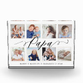 Bloc Photo Cadeau pour Papa| Collage photo de petits-enfants (Devant)