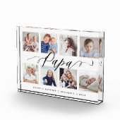 Bloc Photo Cadeau pour Papa| Collage photo de petits-enfants (Droite)