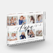 Bloc Photo Cadeau pour Papa| Collage photo de petits-enfants (Gauche)
