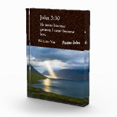 Bloc Photo Cadeaux de Noël personnalisés pour les Pasteurs Br (Droite)