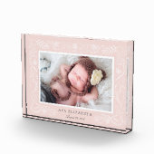 Bloc Photo Cadre botanique transparent | Bébé (Droite)