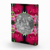 Bloc Photo Cadre de fleurs d'Hibiscus rouge Ajoutez votre (Droite)