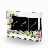 Bloc Photo Cadre floral (Droite)