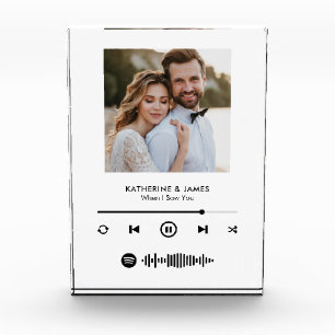 Bloc Photo Cadre photo lecteur de musique avec code Spotify p