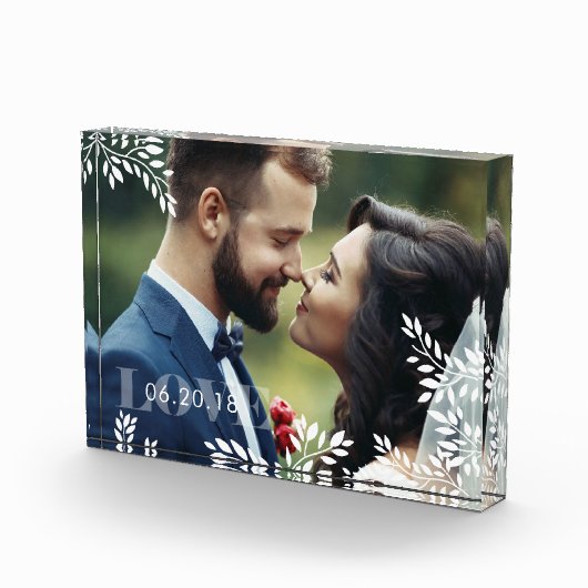 Bloc Photo Cadre romantique Personnalisé (Droite)