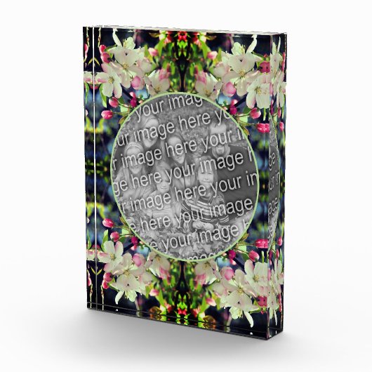 Bloc Photo Cadre Spring Crabappy Blossoms Ajouter Votre Cadre (Droite)