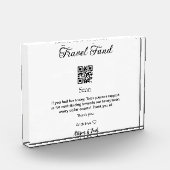 Bloc Photo Caisse de lune de miel scanner code QR ajouter nom (Gauche)