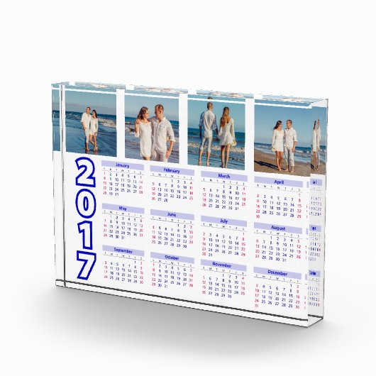 Bloc Photo Calendrier 2017 fait sur commande de photo de (Droite)