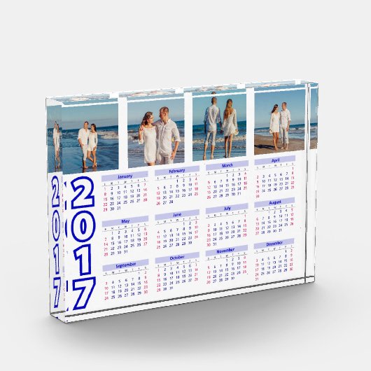 Bloc Photo Calendrier 2017 fait sur commande de photo de (Gauche)