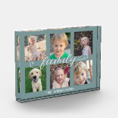 Bloc Photo Calligraphie familiale | 6 Collage photo (Gauche)