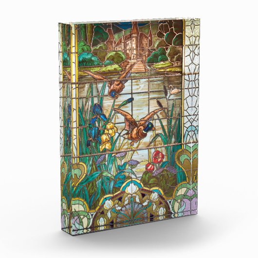 Bloc Photo Canards colverts en verre (Gauche)