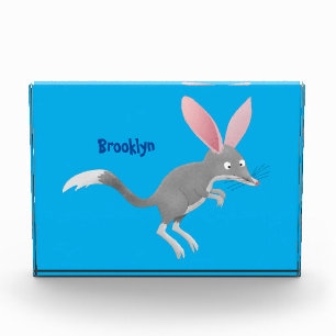 Bloc Photo Caricature de bilby australien très heureuse