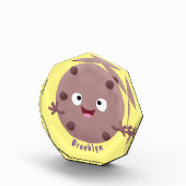 Bloc Photo Caricature de biscuit à puce en chocolat (Droite)