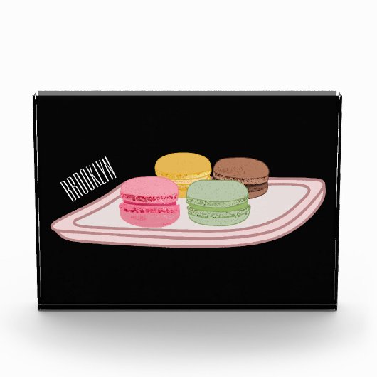 Bloc Photo Caricature de Macaron (Devant)