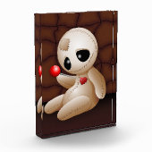 Bloc Photo Caricature de poupée vaudou en amour (Gauche)