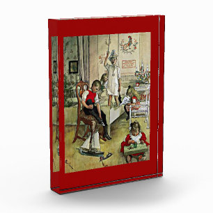 Bloc Photo Carl Larsson art : Noël matin