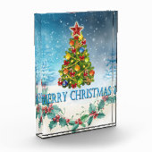 Bloc Photo Carte de Joyeux Noël (Gauche)