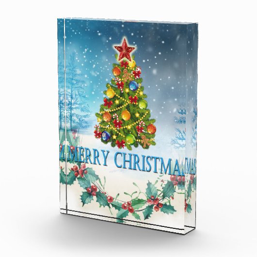Bloc Photo Carte de Joyeux Noël (Droite)
