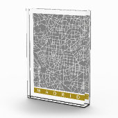 Bloc Photo Carte de Madrid (Droite)