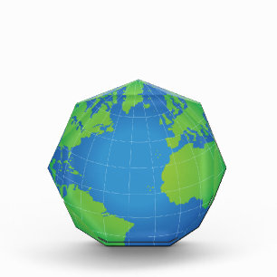 Bloc Photo Carte du monde