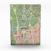 Bloc Photo Carte Vintage de Versailles (Devant)