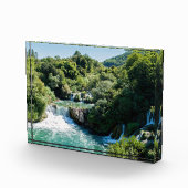 Bloc Photo Cascade dans le Parc national de Krka - Dalmatie, (Droite)