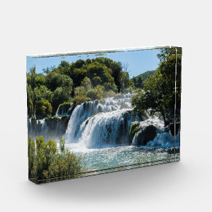 Bloc Photo Cascade dans le Parc national de Krka - Dalmatie,