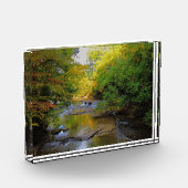 Bloc Photo Cascade d'automne colorée (Gauche)