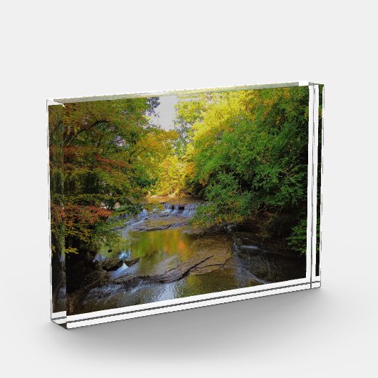 Bloc Photo Cascade d'automne colorée (Gauche)