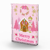 Bloc Photo Casse-noix rose et maison de pain d'épice (Droite)