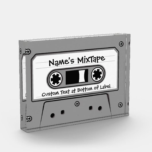 Bloc Photo Cassette audio Grey (Gauche)