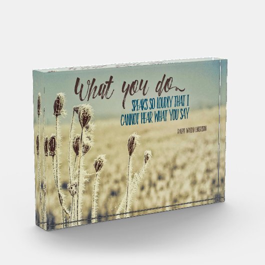 Bloc Photo Ce que vous dites (Gauche)