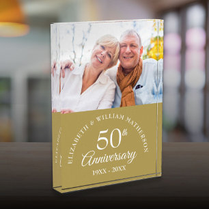 Bloc Photo Célébration élégante de 50 ans de mariage