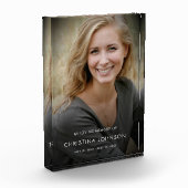 Bloc Photo Célébration moderne personnalisée de la vie funéra (Gauche)