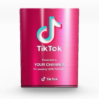 Bloc Photo Chaîne personnalisée TikTok