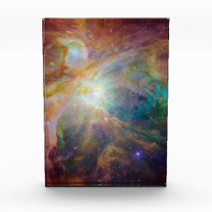 Bloc Photo Chaos au cœur du composite Spitzer Hubble d'Orion