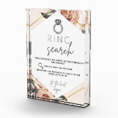 Bloc Photo Chasse à l'anneau Jeu de Fête des mariées (Droite)