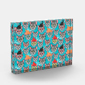 Bloc Photo Chat dans le casquette (Gauche)