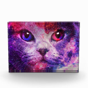 Bloc Photo Chat de la galaxie violette