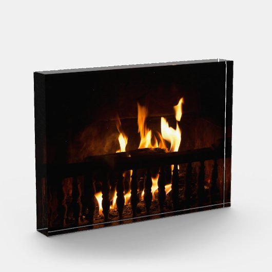 Bloc Photo Cheminée à la maison (Gauche)