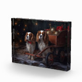 Bloc Photo Chesapeake Bay Terrier Snowside Noël (Droite)