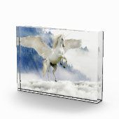 Bloc Photo Cheval blanc avec ailes (Droite)