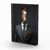 Bloc Photo Cheval drôle dans le costume (Droite)