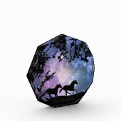 Bloc Photo Chevaux Courir au clair de lune (Gauche)