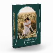 Bloc Photo Chic Arch Emerald Mariage (Gauche)