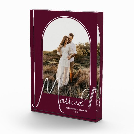 Bloc Photo Chic Arch Mariage Bourgogne (Droite)
