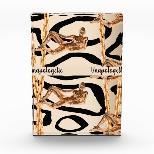 Bloc Photo Chic Wild Unapologetic Luxurious Anniversaire Gift (Devant)