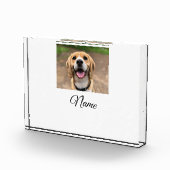 Bloc Photo Chien chat photo ajouter le nom de l'animal de com (Droite)