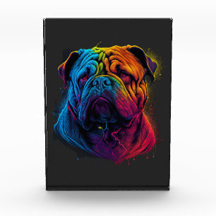 Bloc Photo Chien Shar Pei, Shar-Pei, chinois clair et luffeux